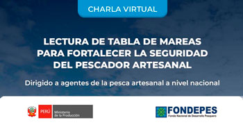 Charla online gratis "Lectura de tabla de mareas para fortalecer la seguridad del pescador artesanal"