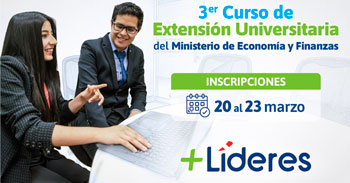 Curso de extensión universitaria 2026 del MINISTERIO DE ECONOMIA (MEF)