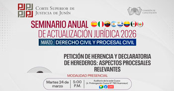 Seminario anual"Petición de herencia y declaratoria de herederos: aspectos procesales relevantes" 