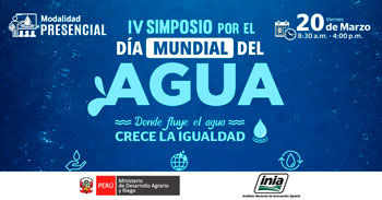 Simposio presencial "Día Mundial del Agua 2026: Donde fluye el agua crece la igualdad"