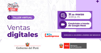 Taller virtual "Ventas digitales" de Produce