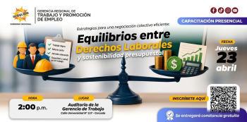  Capacitación presencial Equilibrio entre derechos laborales y sostenibilidad presupuestal