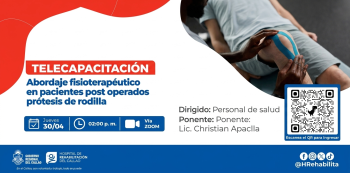  Capacitación online- "Abordaje fisioterapéutico en pacientes post operados prótesis de rodilla" 