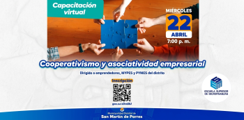 Capacitación Virtual - "Cooperativismo y Asociatividad Empresarial para PYMES" 