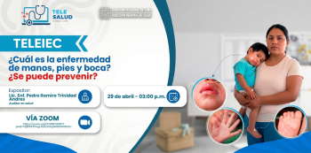 Capacitacion online - "¿Cuál es la enfermedad de manos, pies y boca! ¿Se puede prevenir?" DIRESA Lima