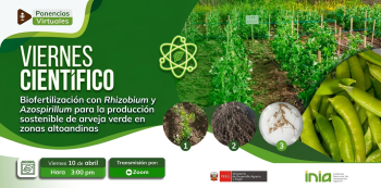  Capacitación virtual Biofertilización con Rhizobium y Azospirillum para la producción sostenible de arveja verde