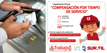  Capacitación online gratis - "Compensación por Tiempo de Servicio" DRTPE de Ica