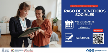  Capacitacion online - "Pago de Beneficios Sociales" DRTPE Callao