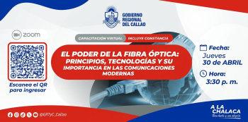  Capacitación online El poder de la fibra óptica: principios, tecnologías y su importancia en las comunicaciones modernas