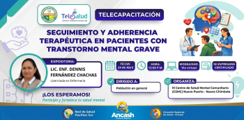 Capacitación ONLINE - "Seguimiento y adherencia terapéutica en pacientes con trastorno mental grave"