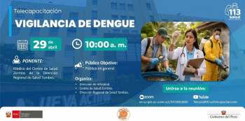  Capacitación online - "Vigilancia de Dengue" del Ministerio de Salud