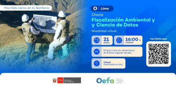  Charla virtual - "Fiscalización Ambiental y Ciencia de Datos" OEFA