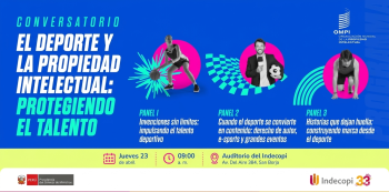  Conversatorio presencial - "El deporte y la propiedad intelectual: protegiendo el talento" Indecopi