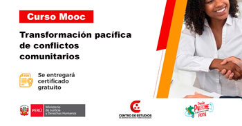  CURSO GRATUITO: Transformación pacífica de conflictos comunitarios (gratis online certificado)