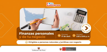  Curso online - "Finanzas personales y de tu negocio" Ministerio de la Producción(PRODUCE)