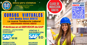  Curso online gratis: "LOGISTICA SAP-MM "