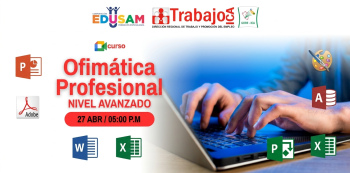 Curso virtual Gratis - "Ofimática Profesional" Nivel Avanzado DRTPE Ica