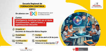Curso online "Inteligencia Artificial (IA) en el Aula: Fundamentos, aplicaciones y optimización docente" DRELM