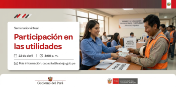  Seminario online gratis - "Participación en las utilidades" MTPE