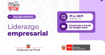  Taller virtual "Liderazgo empresarial" de Produce