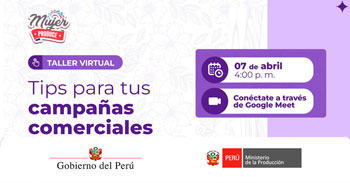 Taller virtual "Tips para tus campañas comerciales" de Produce