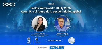  Webinar online gratis - "Ecolab Watermark™ Study 2025: Agua, IA y el futuro de la gestión hídrica global"