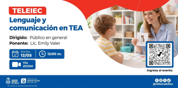 Charla virtual - "Lenguaje y comunicación en TEA" Hospital de rehabilitación del Callao