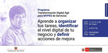 Curso virtual - "Transformación Digital Ágil para MYPES de Servicios" PCM