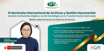Seminario presencial - "III Seminario Internacional de Archivos y Gestión Documental" AGN