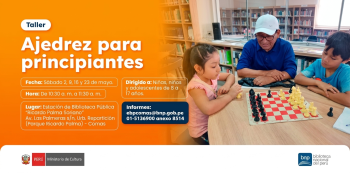 Taller presencial - "Ajedrez para principiantes" BNP