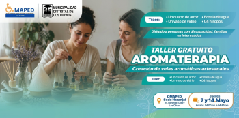  Taller presencial - "Aromaterapia y Velas Aromáticas Artesanales" 