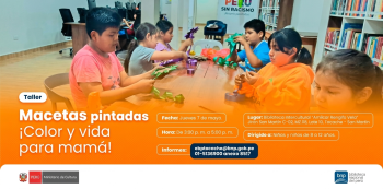 Taller presencial - "Macetas pintadas ¡Color y vida para mamá!" BNP