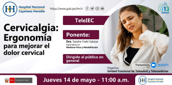 Capacitacion online - "Cervicalgia: Ergonomía para mejorar el dolor cervical" MINSA