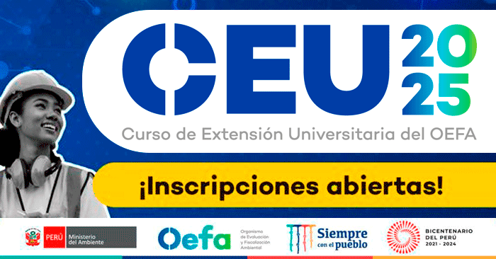 Becas CEU OEFA 2025 - Curso de Extension Universitaria