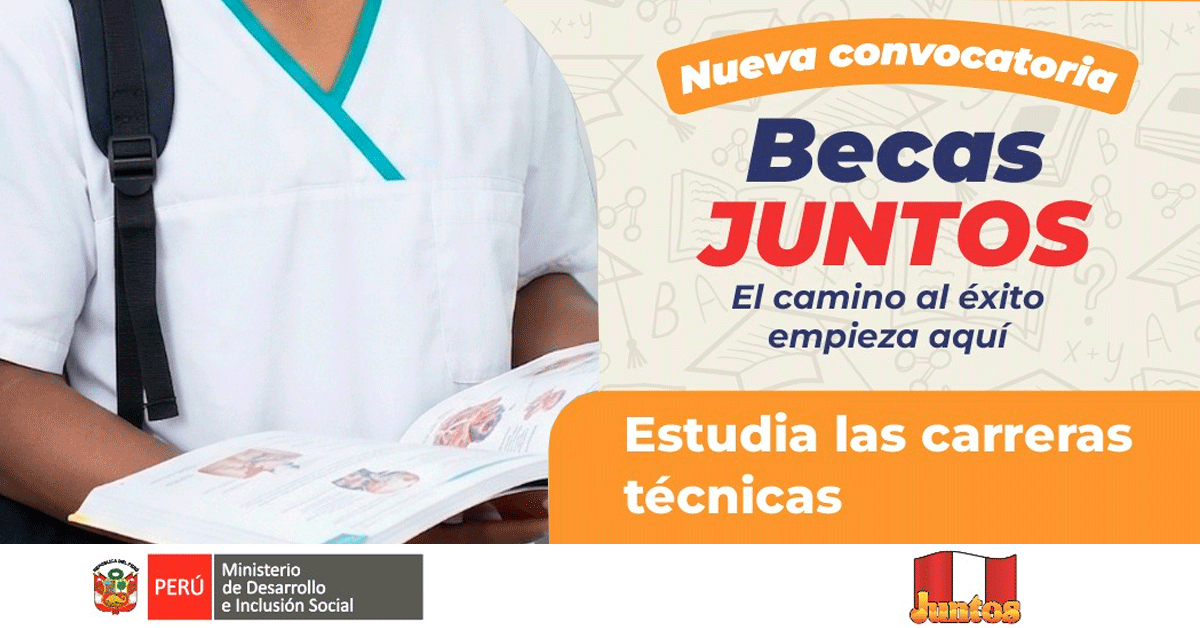  Becas Juntos para estudiar carreras de salud - Convocatoria 2026
