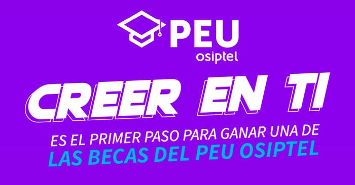  Becas PEU OSIPTEL 2025 - Programa de Extensión Universitaria