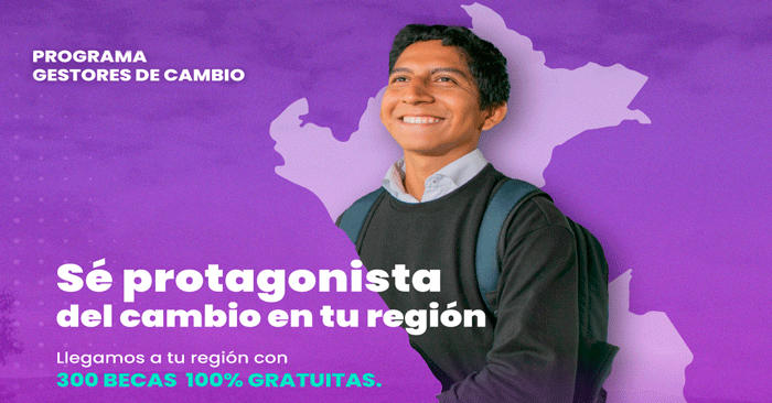 Becas para el Programa Gestores de Cambio  - Videnza 5ta Edición