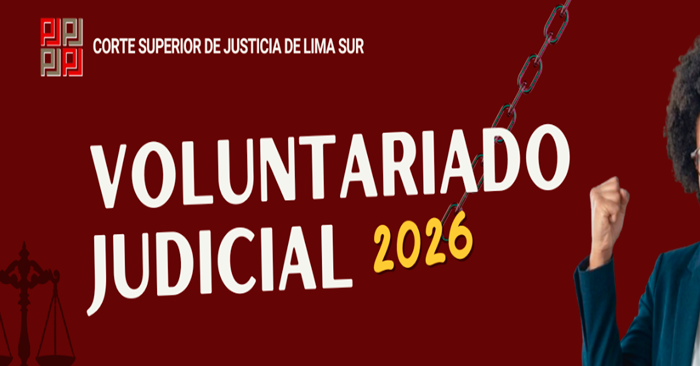 Programa de Voluntariado de la Corte Superior de Justicia de Lima Sur