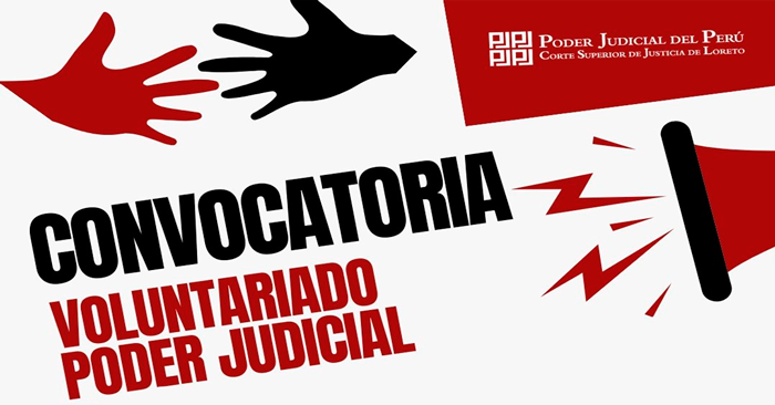 Programa de Voluntariado de la Corte Superior de Justicia de Loreto