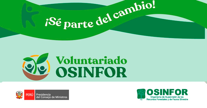Programa de voluntariado 2026 del OSINFOR