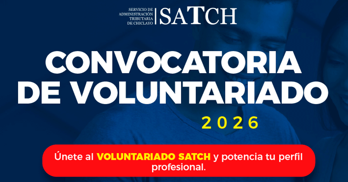 Programa de Voluntariado del Servicio de Administración Tributaria de Chiclayo