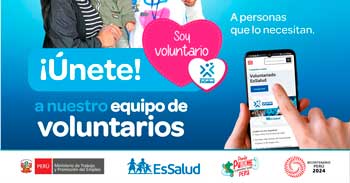  Programa de Voluntariado EsSalud 2024 a nivel nacional