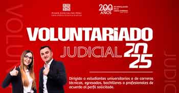 Programa de Voluntariado de la Corte Superior de Justicia de Áncash