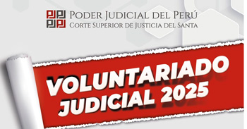 Programa de Voluntariado de la Corte Superior de Justicia del Santa