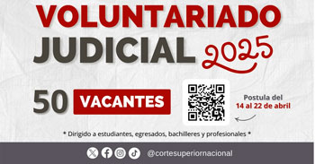Programa de Voluntariado de la Corte Superior Nacional de Justicia Penal