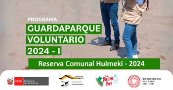 Programa de Guardaparques Voluntarios de la Reserva Comunal Huimeki 2024