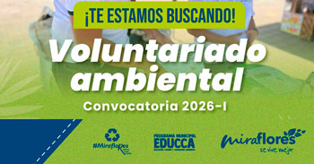 Programa de Voluntariado ambiental de la Municipalidad de Miraflores