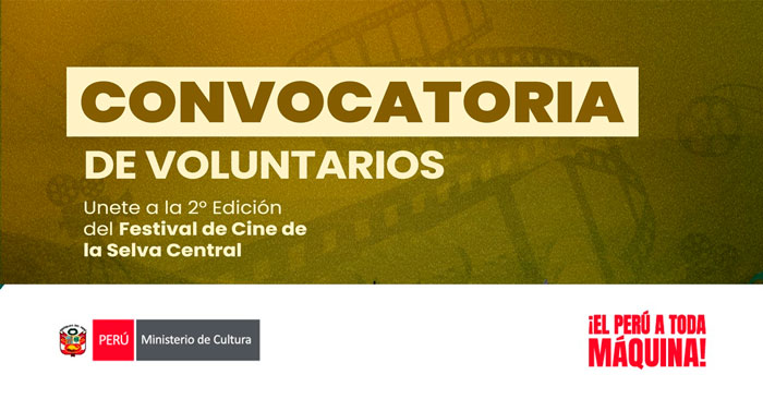 Programa de Voluntariado del Festival de Cine de la Selva Central