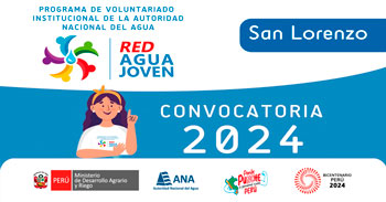 Programa de Voluntariado Red Agua Joven  San Lorenzo - Convocatoria ANA