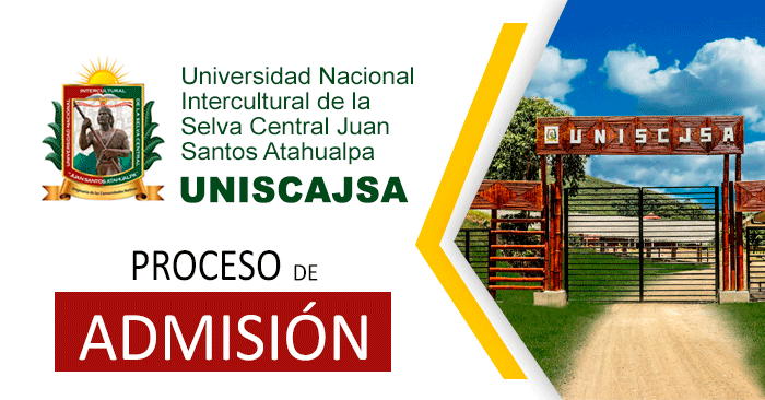 Admisión 2024-II UNISCJSA - Examen de ingreso Universidad Juan Santos Atahualpa 